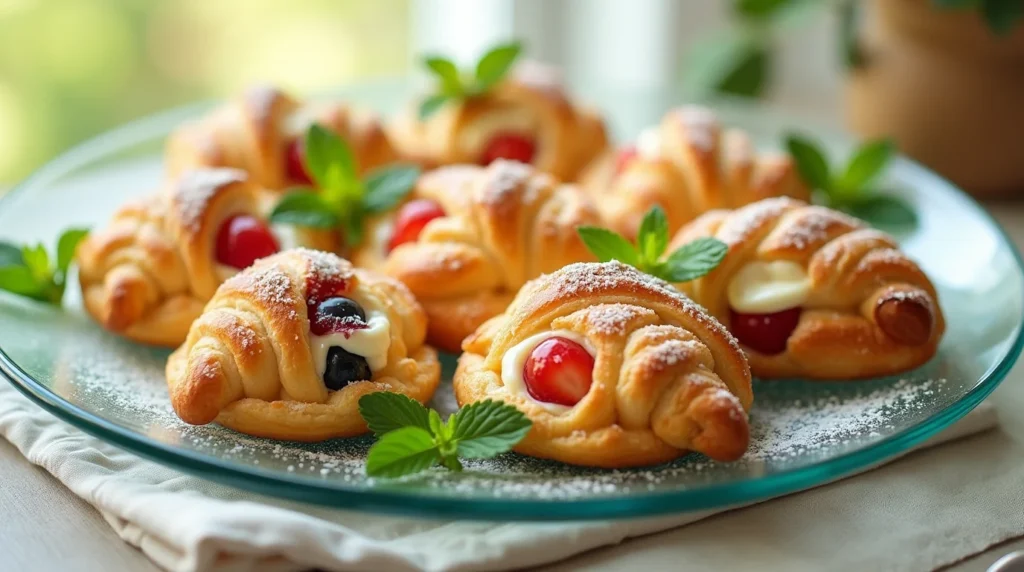 crescent roll brunch idea.