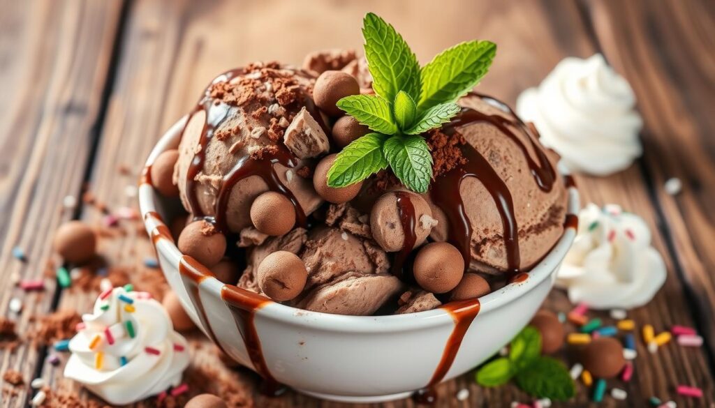 Customized Chocolate Malt Ice Cream Customized Chocolate Malt Ice Cream