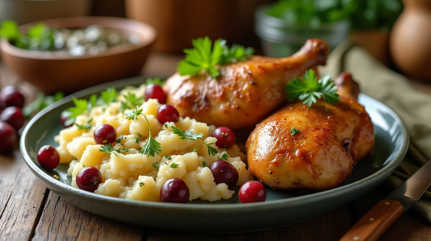 Easy Homemade Chicken and Dressing Recipe featured