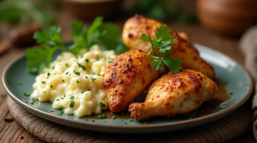 Easy Homemade Chicken and Dressing Recipe front