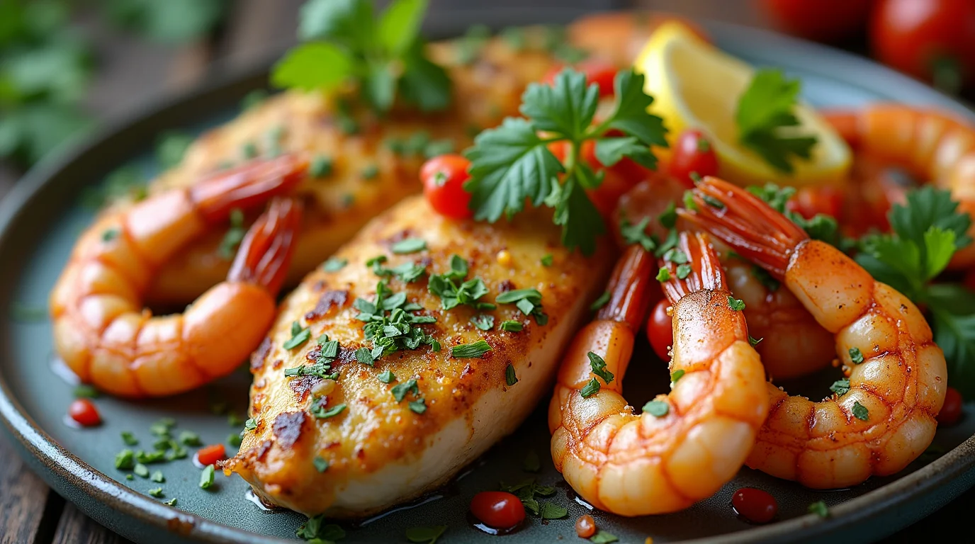 Featured Chicken and Shrimp Recipes