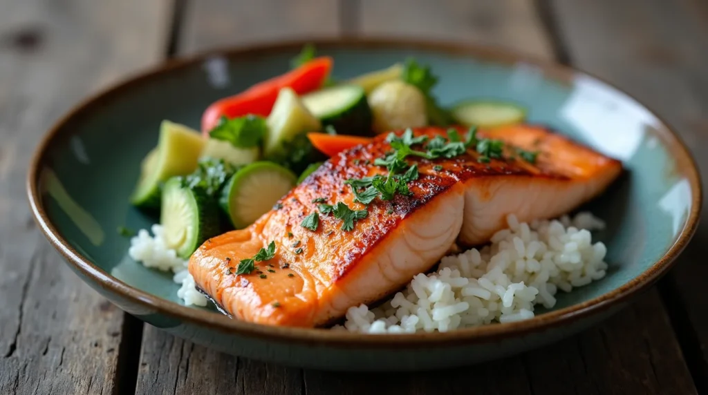 salmon and rice recipe