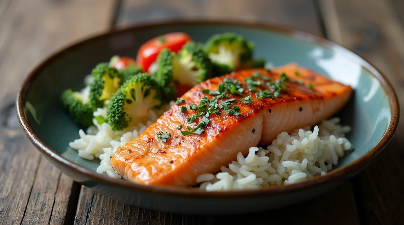 salmon and rice recipe
