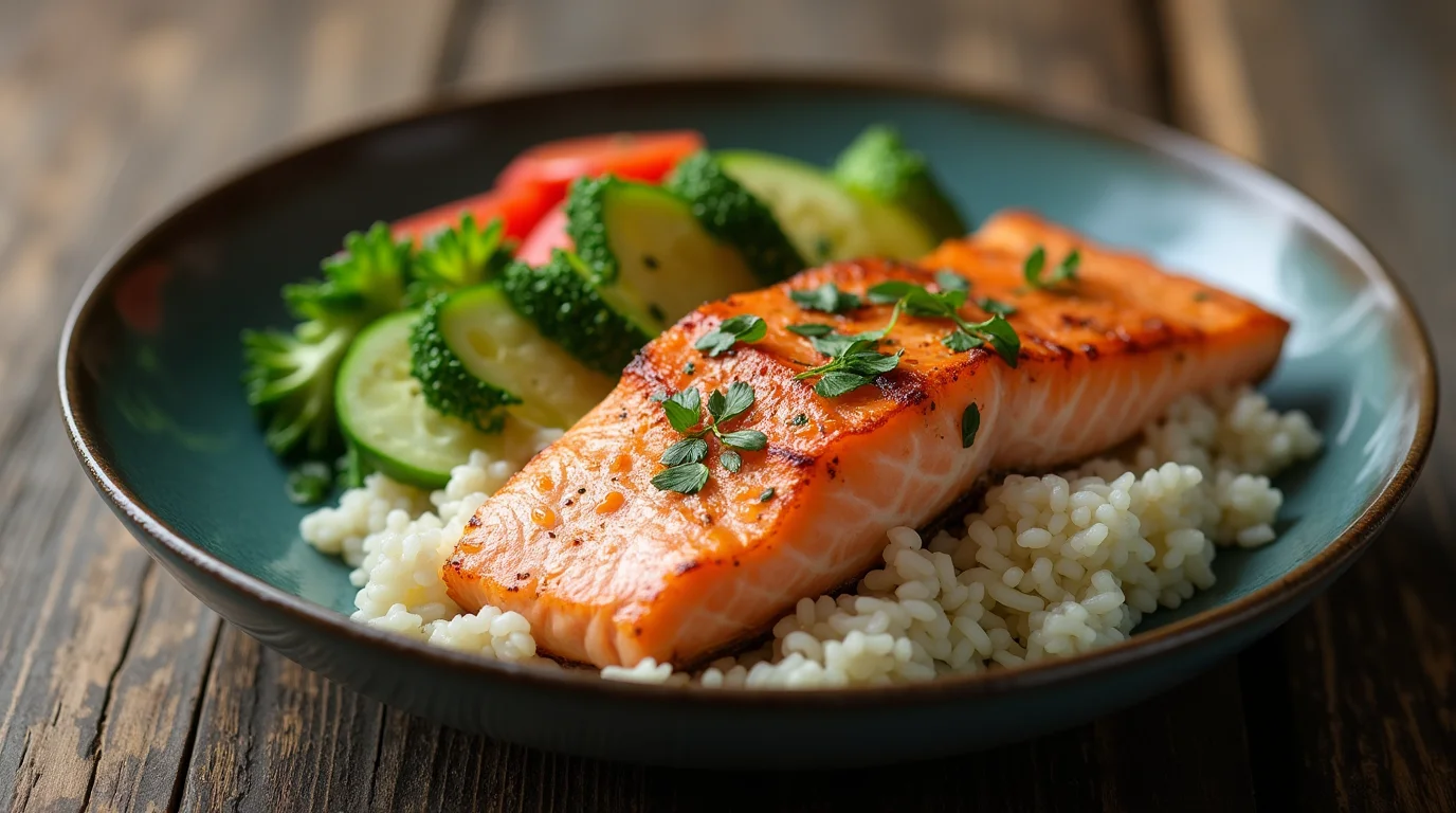 salmon and rice recipe