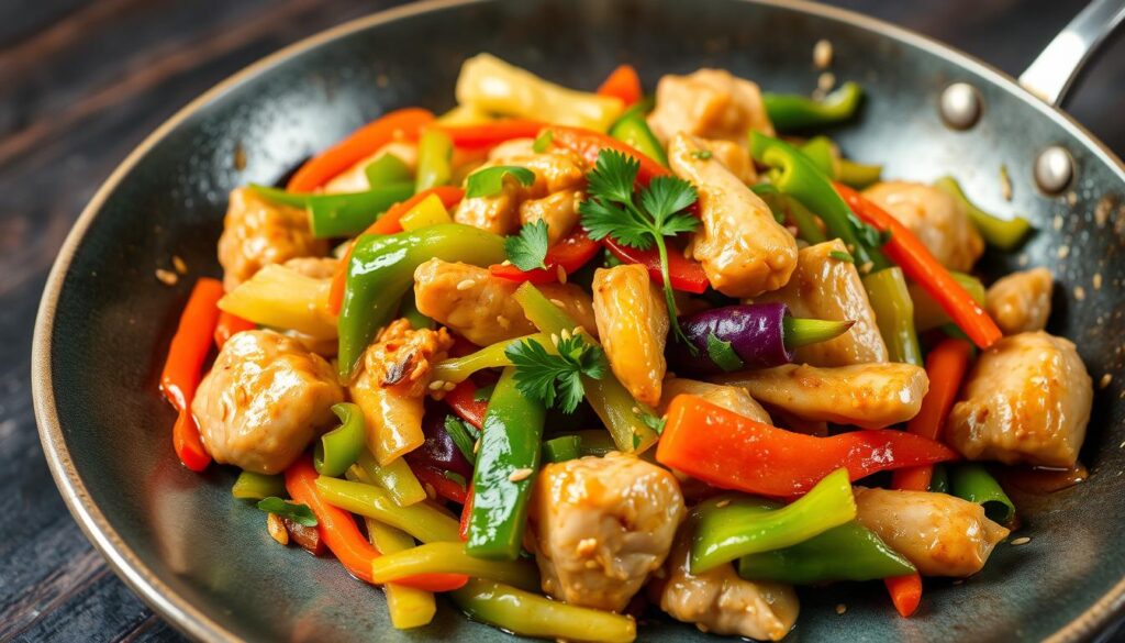 chicken stir fry with cabbage