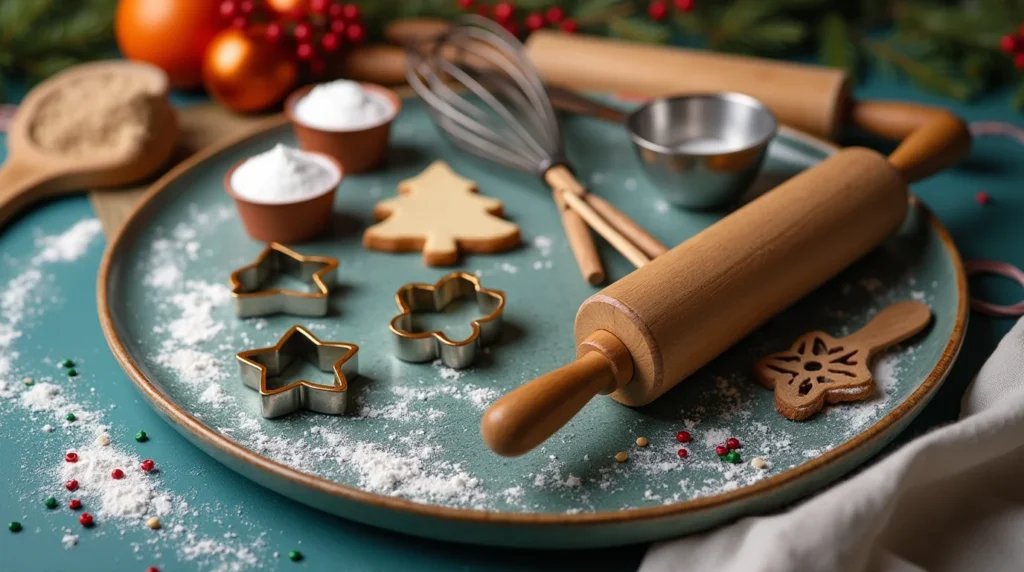 holiday baking tools for Christmas Butter Cookies