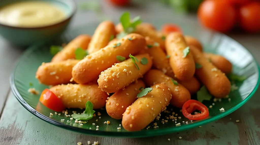 Delicious mini corn dogs