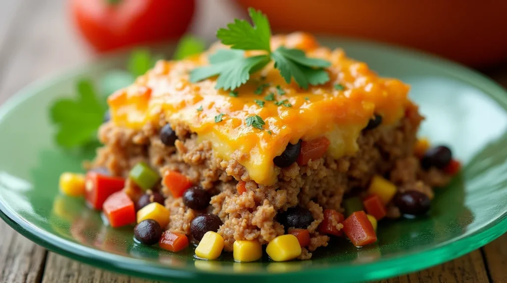 delicious Ground Turkey Casserole Recipes with colorful vegetables
