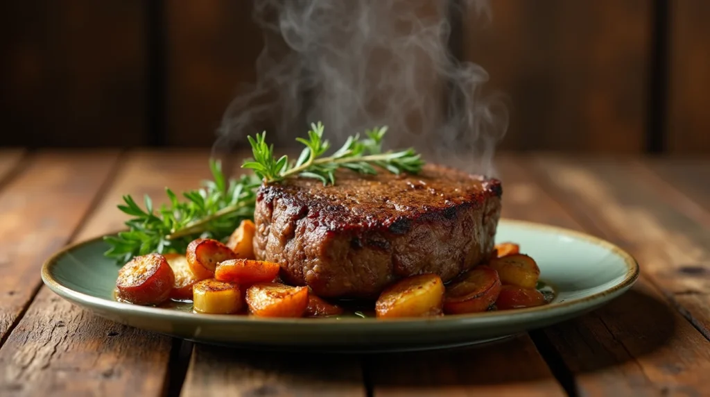 perfectly cooked Beef Bottom Round Roast