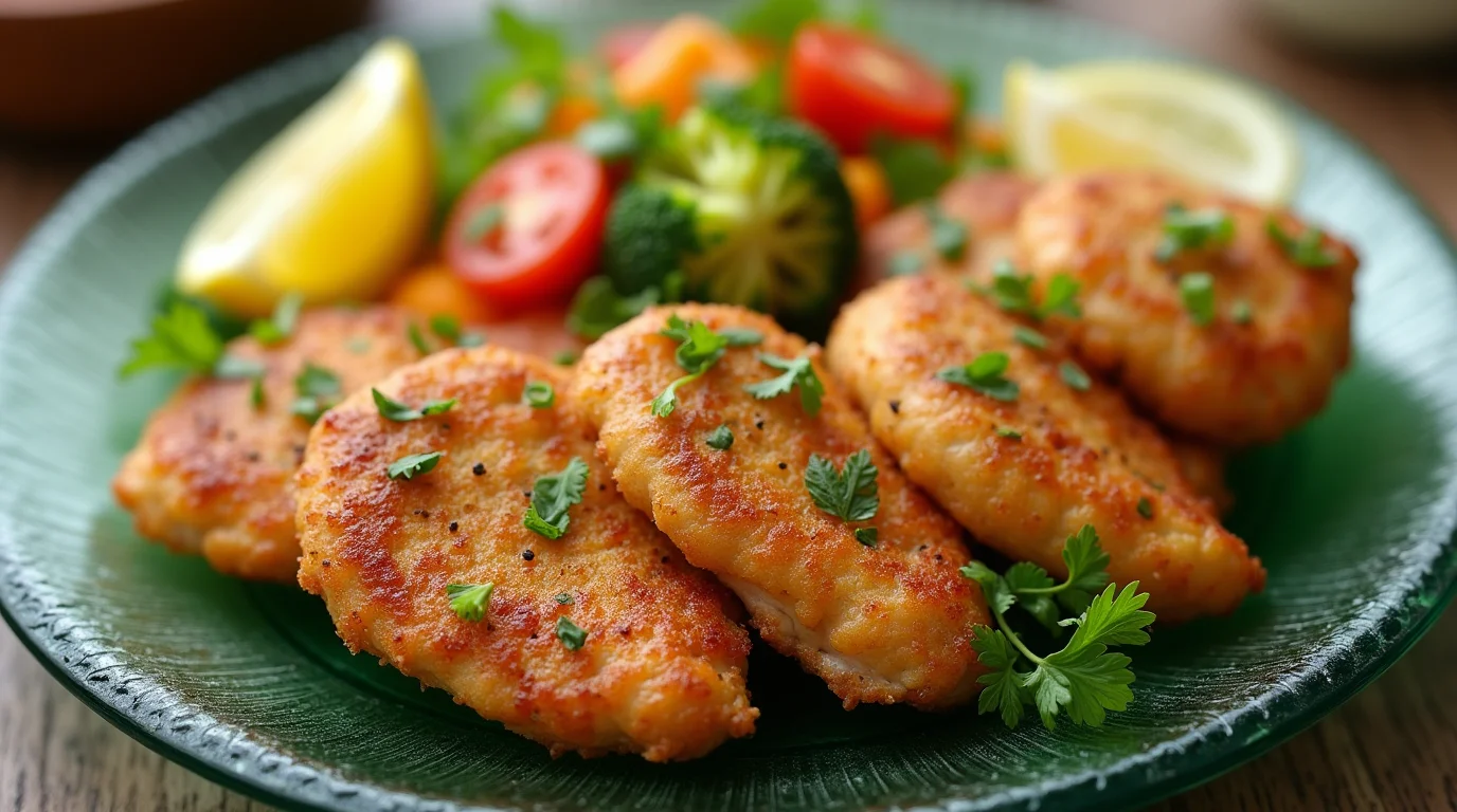 Air fryer chicken cutlets