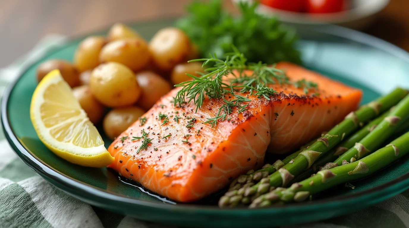 Frozen Salmon in an Air Fryer