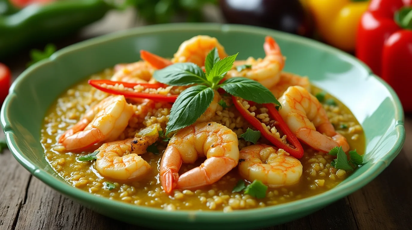 Thai green curry shrimp recipe easy 30 minute meal