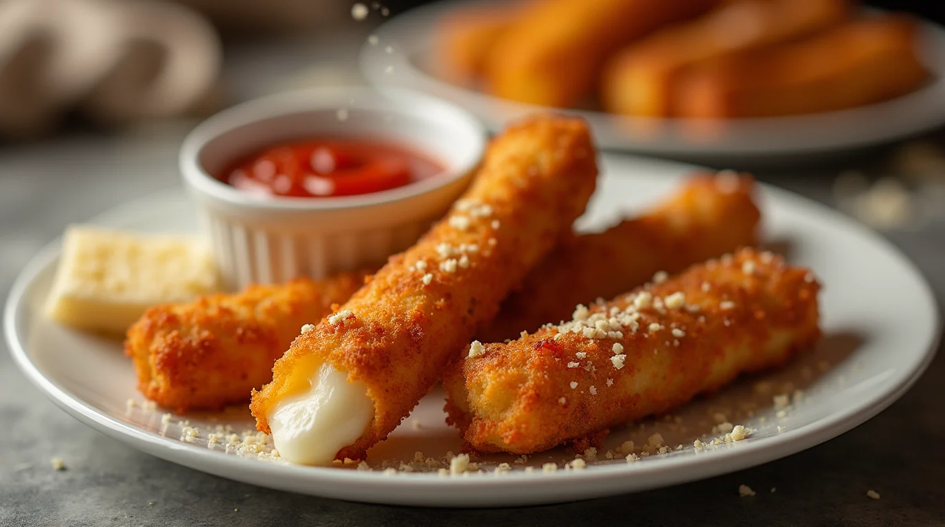 Air Fryer Farm Rich Mozzarella Sticks