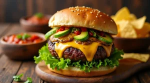 Burger Recipes with Mexican Cheese