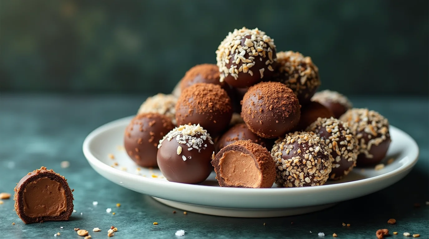 2-ingredient chocolate truffles recipe