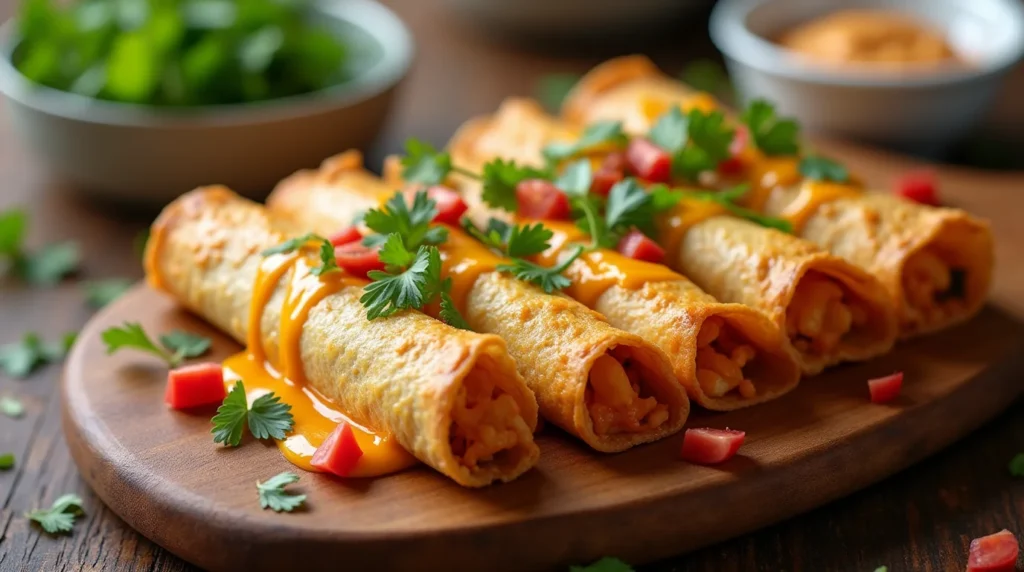 easy homemade chicken taquitos recipe
