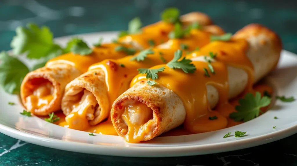 Chicken and Cheese Taquitos-easy homemade chicken taquitos recipe