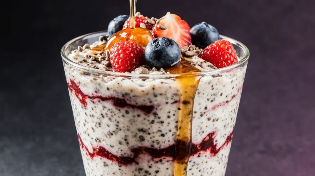 Greek Yogurt Chia Protein Pudding
