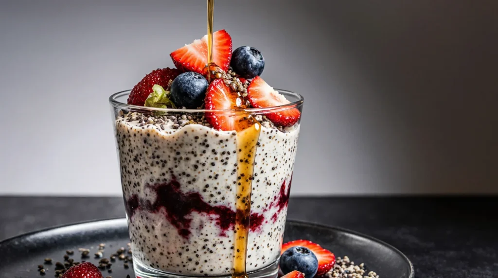 Greek Yogurt Chia Protein Pudding