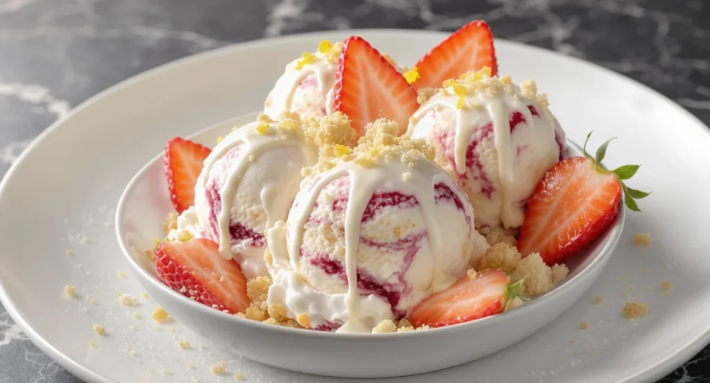 Strawberry Shortcake Ice Cream recipe