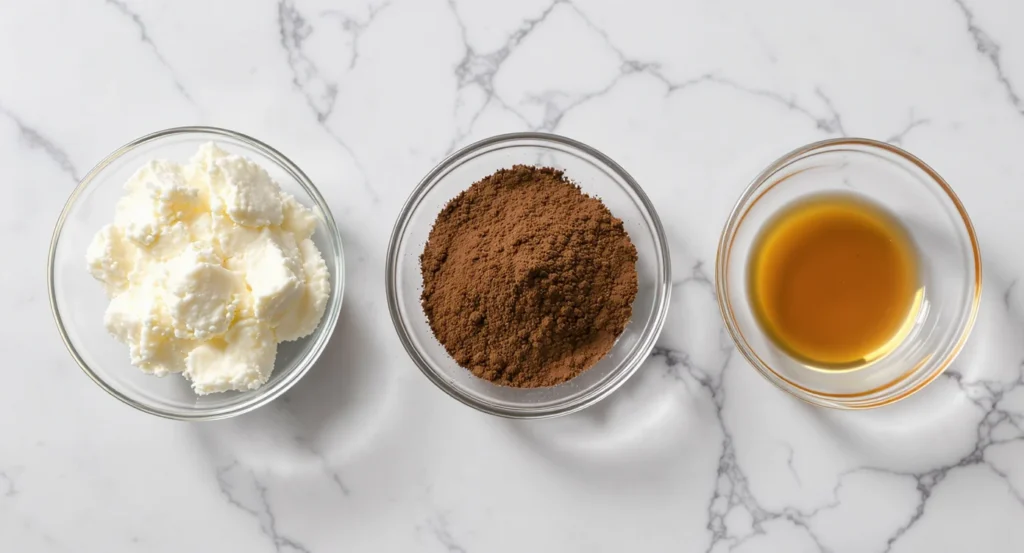 Essential Ingredients for 3 Ingredient Cottage Cheese Chocolate Mousse