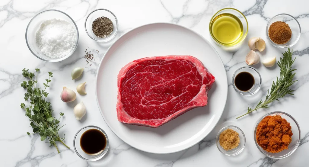 Essential ingredients for Easy Chuck Eye Steak Recipe
