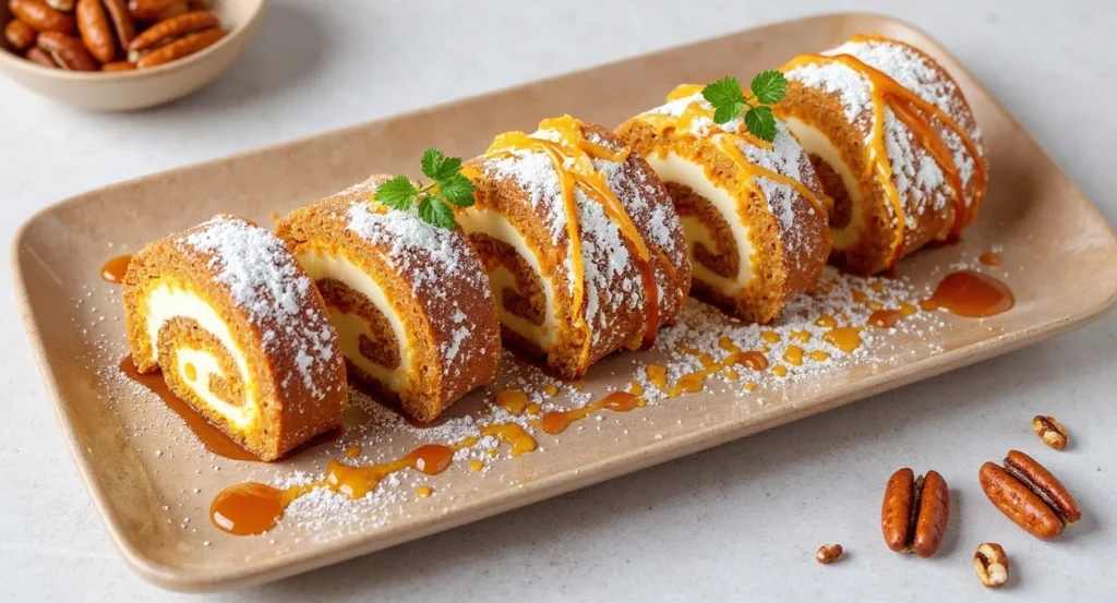 healthy pumpkin roll dessert healthy pumpkin roll dessert