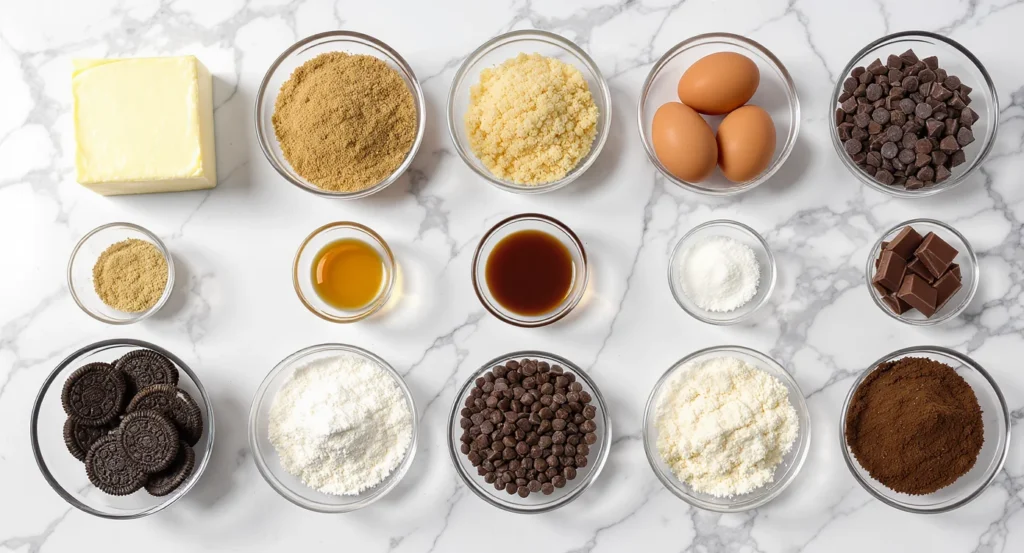 Essential Ingredients for An Easy Slutty Brownie Recipe