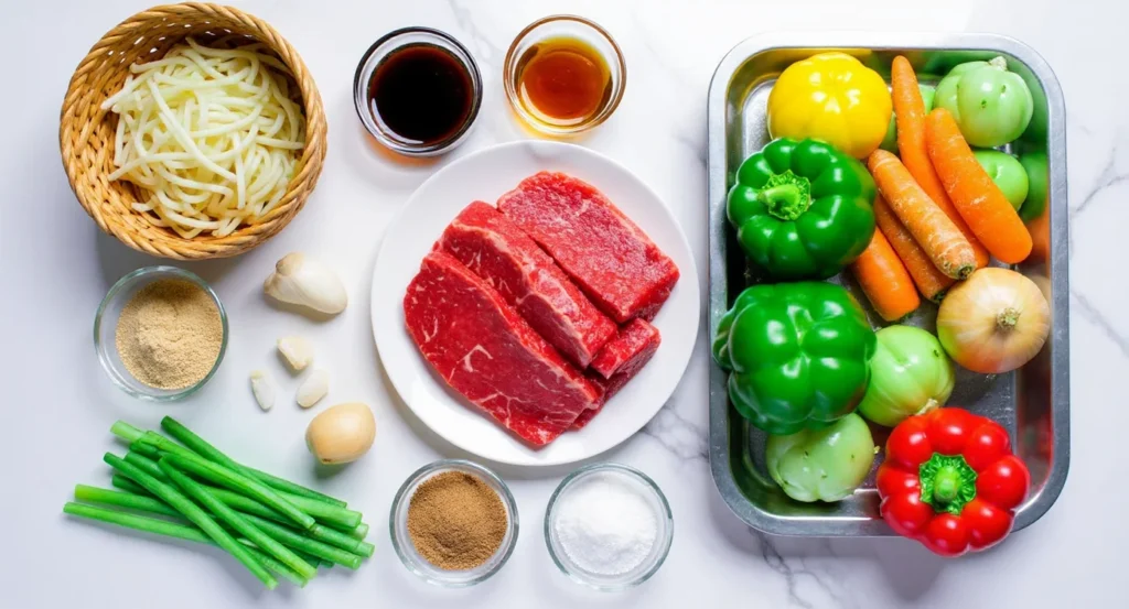 Essential Ingredients for Beef Chop Suey Recipe