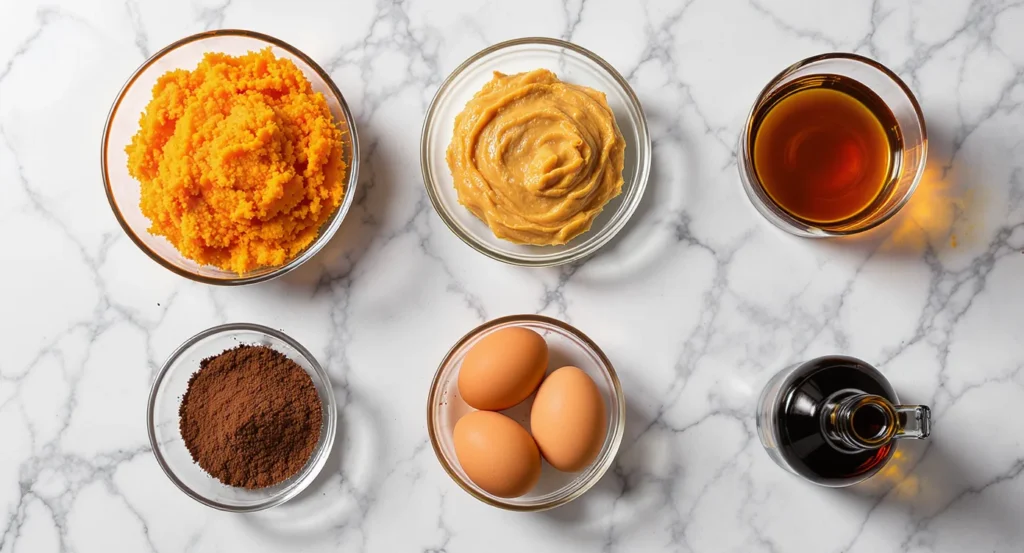 Essential Ingredients for Easy Sweet Potato Brownies Recipe