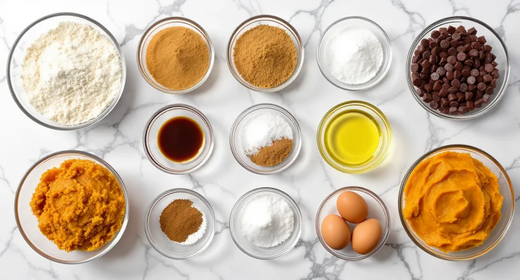 Essential Ingredients for Pumpkin Chocolate Chip Muffins Recipe