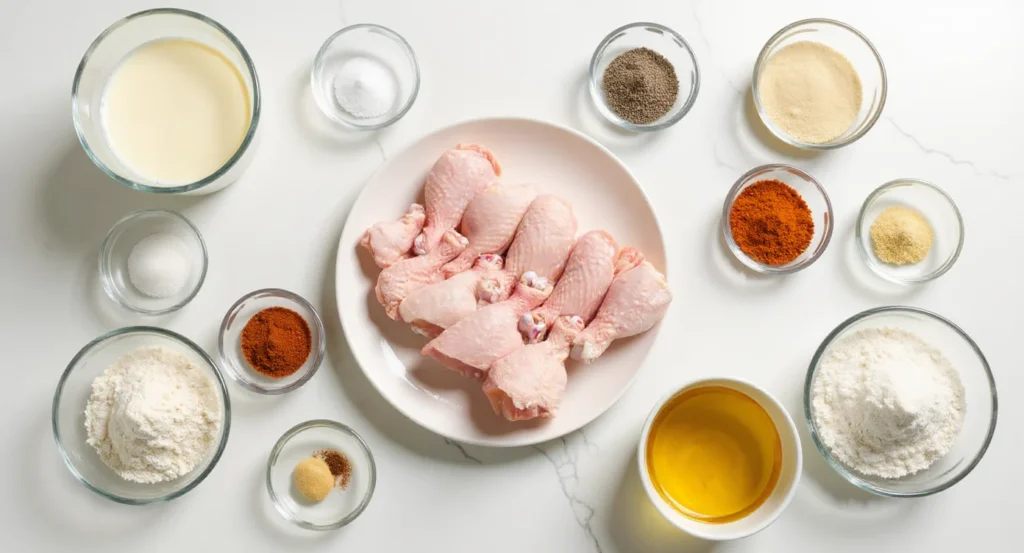 crispy fried chicken ingredients Essential ingredient of Homemade Fried Chicken Recipe