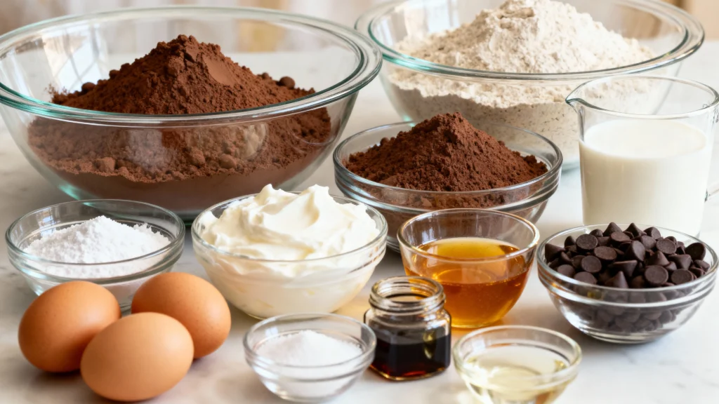 Essential Ingredients for Olympics Chocolate Muffins Recipe
